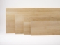 Preview: Solid wood edge glued panel Beech lightly steamed A/B 19 mm, 2-2.4 m, DL full lamella, customized DIY